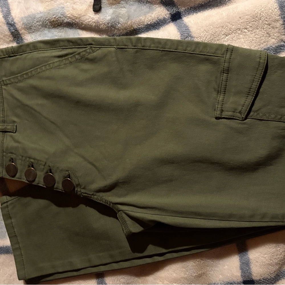 CAbi Green Boot Cut Jeans